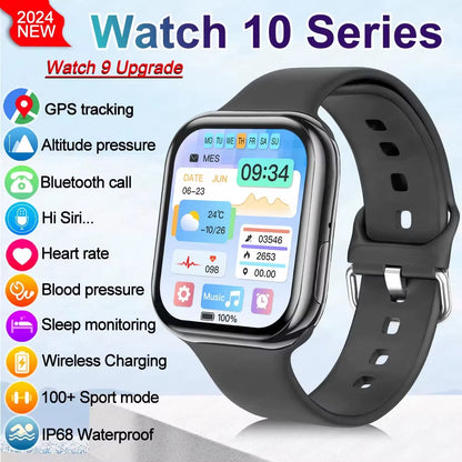 New 2025 Original for Apple Watch 10 Smart Watch Men Body Temperature Bluetooth Call NFC GPS Sports Women Smartwatch for Apple