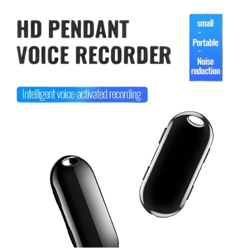 Mini Pendant Activated Voice Recorder Espia 20Hrs4G-32G Noise Reduce Digtal Sound Recorder USB Small Audio Dictaphone Mp3 Player