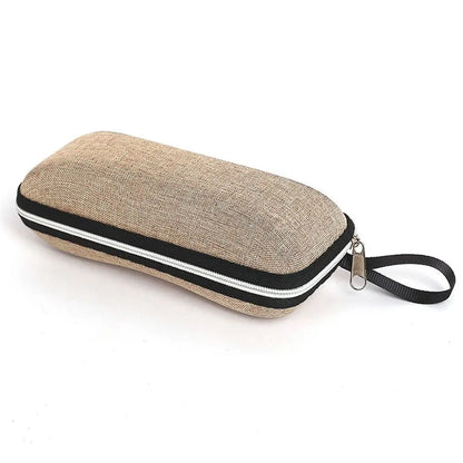 Fashion Portable Zipper Eyeglasses Case Glasses Box Glasses Holder Eyeglasses Accessories