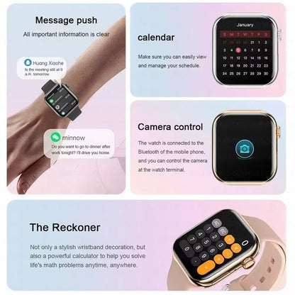 New 2025 Original for Apple Watch 10 Smart Watch Men Body Temperature Bluetooth Call NFC GPS Sports Women Smartwatch for Apple